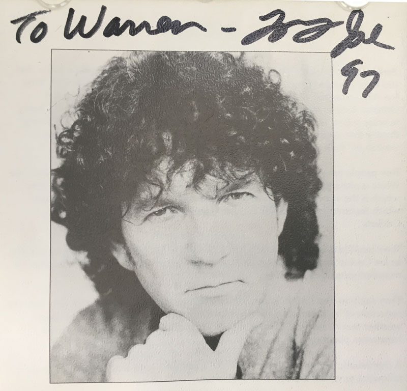 A gift from Tony Joe White.