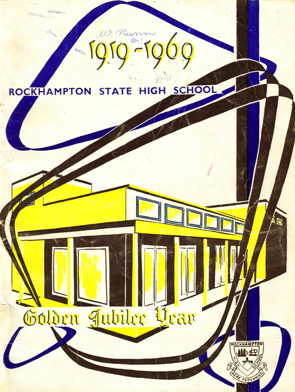 1969 Rockhampton State High School Magazine cover