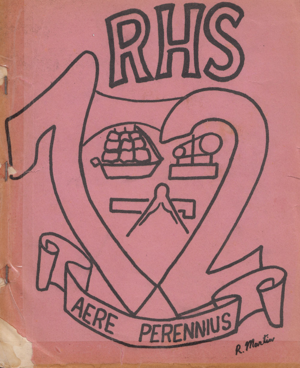 1972 Rockhampton State High School Magazine Cover