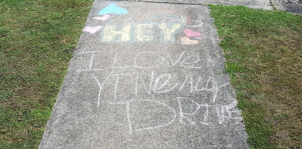 Chalk message