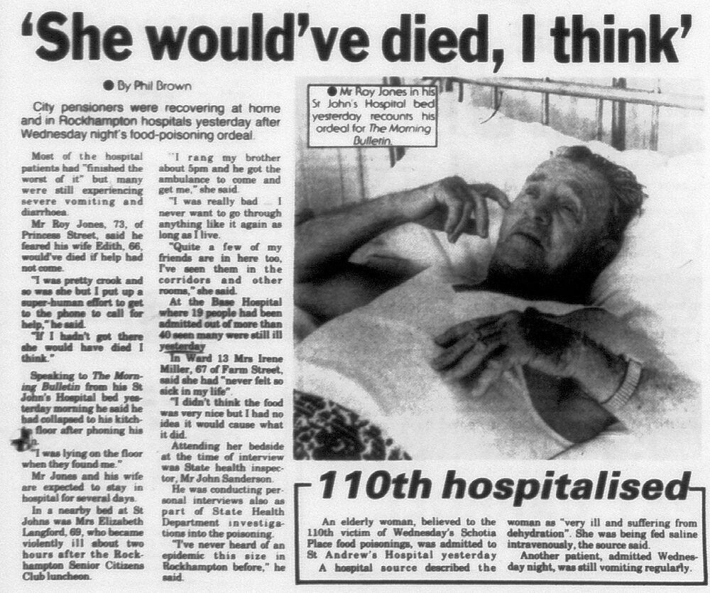 Follow up report on mass poisoning.